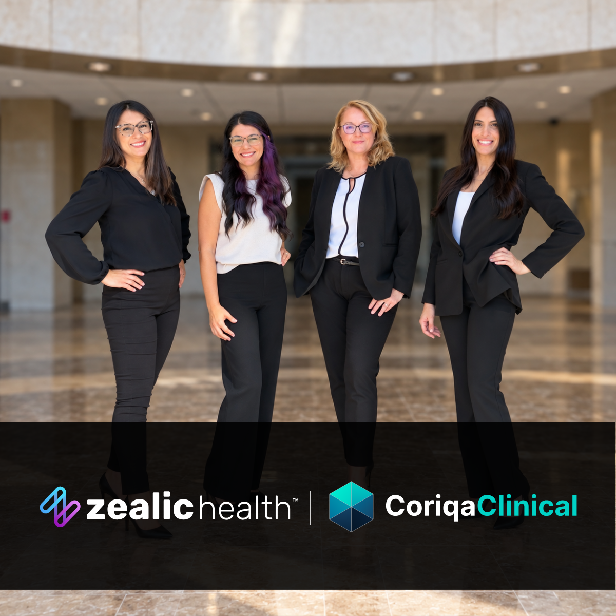 Zealic Health and Coriqa Clinical partnership team